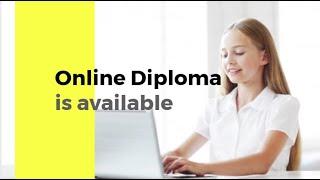 online diploma is available