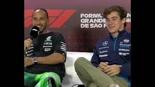 Lewis Hamilton drives Franco Colapinto CRAZY with joy after receiving CHAMPION'S APPROVAL