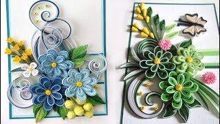 Quilling Flower V14 Tutorial, paper flower | como hacer flores quilling