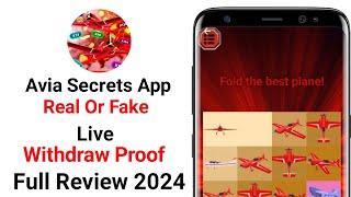 Avia Secrets App Se Pasie Kaise nikale | Avia Secrets App Real or Fake | Avia Secrets App Withdraw