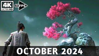 TOP 5 Upcoming GAMES | OCTOBER 2024 | Don't Miss | 4K 60FPS