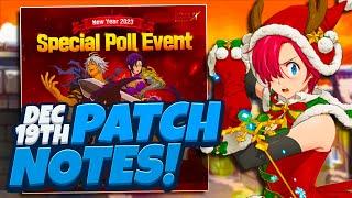 Global First Blue Liz! New Years Banner Vote! (Global Patch Notes) | Seven Deadly Sins: Grand Cross