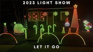 2023 Christmas Light Show - Let it Go