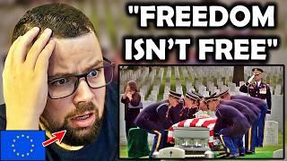 European Reacts to Powerful Memorial Day Tribute!