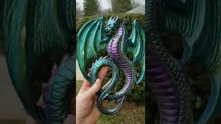 Check Out this Colorshift Resin Dragon #shorts #resinart