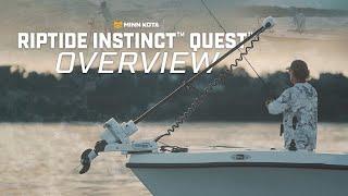 Riptide Instinct QUEST Overview | Auto Stow & Deploy Saltwater Trolling Motor