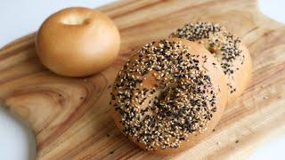 Plain Bagel & Sesame Bagel Recipe /마미오븐 애정 레시피!!!소프트 플레인 베이글 & 참깨 베이글