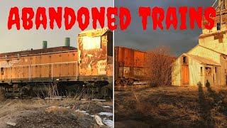 EXPLORING ABANDONED TRAINS! Forgotten and Rusting Relics. Plus, Uhrich Locomotive Works!