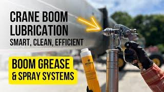 Crane Boom Lubrication Solutions | BECHEM Berulub PAL 1 and Spray Systems