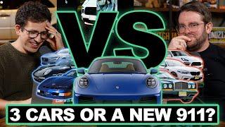 Three Car Collection or New Porsche 911? Kennan vs Filippo Live Now on Cars and Bids!