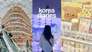 korea vlog  starfield library, gwangjang market, dongdaemun, coex, stationery, clothes shopping