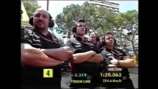 2003 F1 Monaco GP-Q2 - Justin Wilson & Jos Verstappen (Minardi) qualifying lap