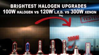 Testing the most powerful headlight upgrades available - 300W Xenon vs 100W halogen vs 120W LED*