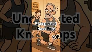 Unexpected Knee Pops #fitness #over50 #gymhumor #weightloss