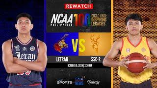 Letran vs SSC-R (Men’s Basketball) | NCAA Season 100 - Replay