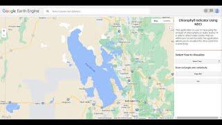 Water Quality App with Google Earth Engine | Final Year Project