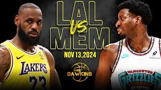 Los Angeles Lakers vs Memphis Grizzlies Full Game Highlights | Nov 13, 2024 | FreeDawkins