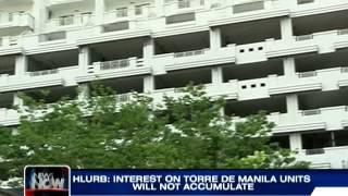 HLURB: Paid Torre de Manila units won't accumulate interests