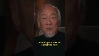 Pat Morita EXPLAINS How He Got The Role Of Mr. Miyagi In The Karate Kid #shorts