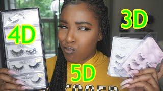 BIG, LONG DRAMATIC 3D/4D /5D Mink LASHES | Amazing Find - KellyRoom Lashes Review *My Thoughts* 2020