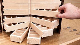 Making The Coolest Small Parts Organizer  - Woodworking