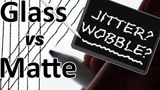 Ipad Screen Protectors and pencil jitter wobble wiggly lines - ESR VS BELLEMOND