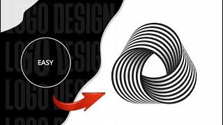 How To Make a Abstract Spiral Logo Design in CorelDraw X7  - CorelDraw Tutorial For Beginners