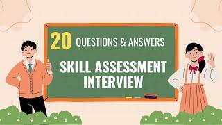 Skill Assessment Interview Questions & Ans-Chef Part1|| Commonly Asked Ques || #youtube #immigration