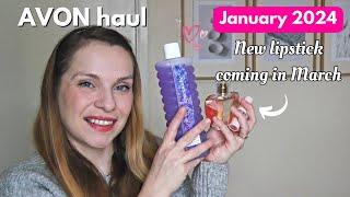 AVON UK Haul January '24 / *NEW* Hydramatic Shine lipsticks