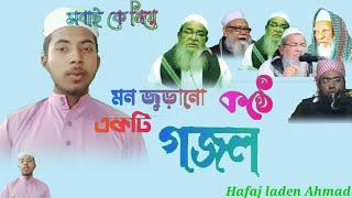 উলামায়ে কেরামের সরণে চমৎকার একটি গজল.Hafaj Laden Ahmed. BaBangla islamic new shong Hm Laden