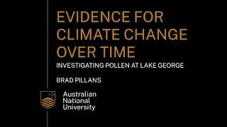 Investigating pollen at Lake George for year 11 and 12 Earth and Environmental Science students