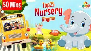 Top 25 Nursery Rhymes For Kids I Wheels On The Truck And Many More Nursery Rhymes For Kids