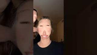 Trying tiktok filters  203 | face puzzle filter  #shorts