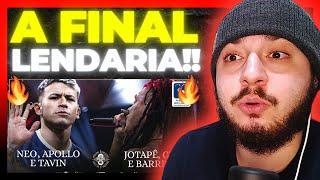 (MAIOR FINAL DA HISTÓRIA) NEO, APOLLO E TAVIN X JOTAPÊ, GURI E BARRETO | BDA 8 ANOS | REACT BAUEB