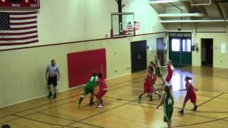 U13 T-Birds Basketball - Game 4 - The Nets - Jenna Driving Baseline