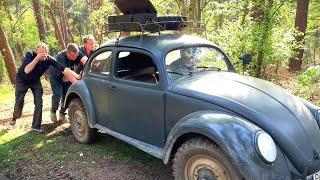 VW Käfer Typ 82E - Kraftfahrzeug der Wehrmacht - macht Stress im Gelände 13.04.2024