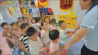 入园第二天，宝贝们在老师的组织下开始了幼儿园生活