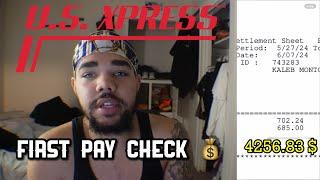 How Much Does USXPRESS Pay ? First & Second Check (Local Truck Driver)