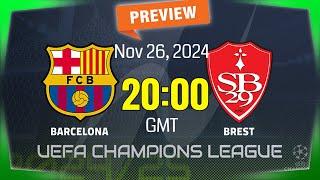 Champions League | Barcelona vs Brest - prediction, team news, lineups | Preview