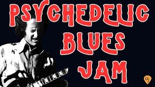 PSYCHEDELIC Doors Style Blues Jam | Guitar Backing Track (D Minor / 103 BPM)