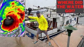 Riding Out Hurricane Ian On My Boat In Tampa Bay. Reverse Storm Surge!