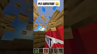 why we did this in Minecraft  #subscribe #like #support #crazymanYt