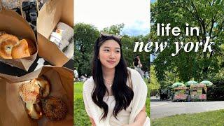 NYC Vlog | Summer days in the city, the perfect weekend, trying the viral bagel shop