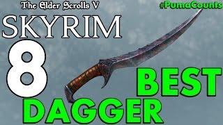 Top 8 Best One Handed Daggers In The Elder Scrolls Skyrim Remastered #PumaCounts