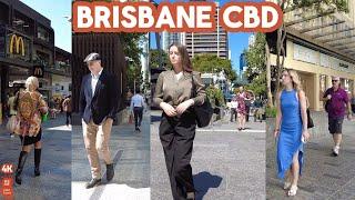 [4k] Explore Brisbane CBD Monday 16 September 2024 | Queensland | Australia