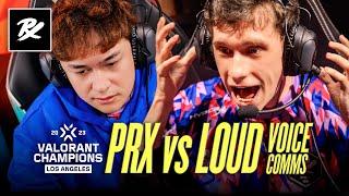 VALORANT Champions: Paper Rex vs LOUD | PRX Voice Comms #WGAMING