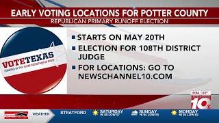 VIDEO: Early voting locations for Potter County Republican Primary Runoff Election