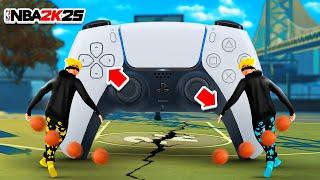 EXPLOSIVE BEHIND THE BACK SPAM DRIBBLE TUTORIAL w/ HANDCAM - BEST DRIBBLE MOVES NBA 2K25