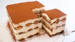 No eggs, No flour! How to make tiramisu in 10 minutes! Extremely easy and delicious