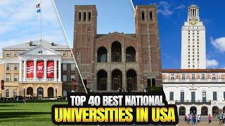 Top 40 Best Universities in USA | US News Ranking